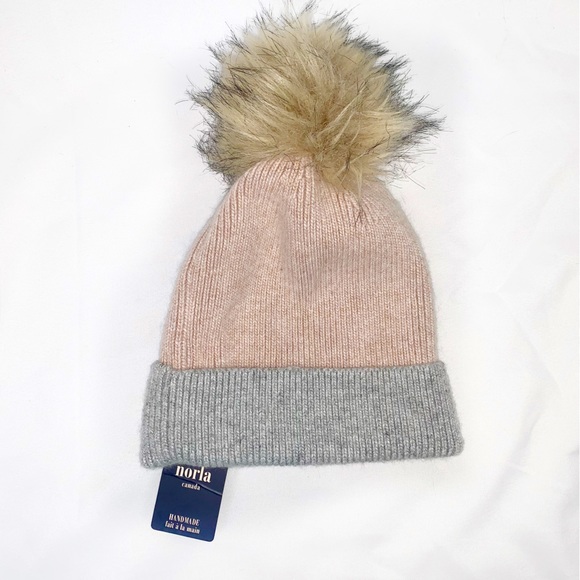 Anthropologie Accessories - NWT Nola Anthropologie Alpaca-Wool Blend
Pompom Beanie